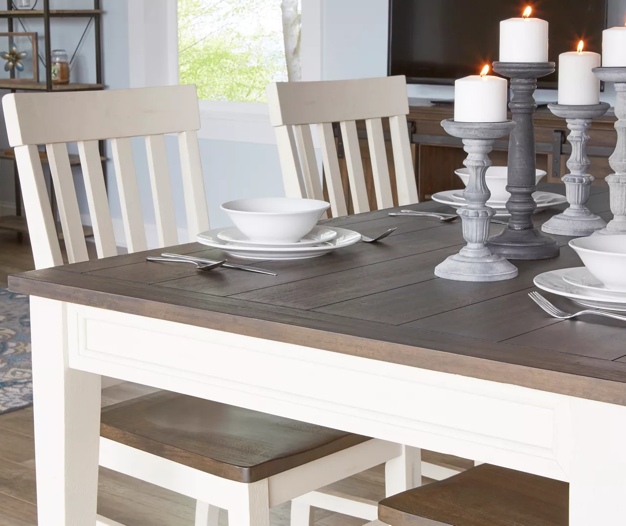 Caylie Farmhouse Dining Table - Image 3