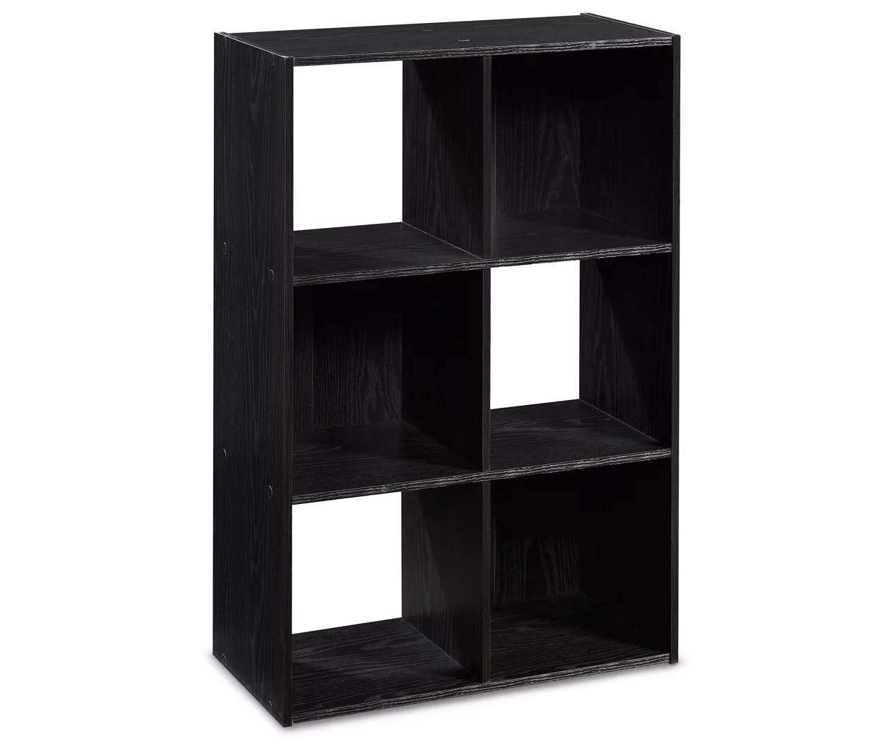 Black Oak 6-Cube Storage Organizer