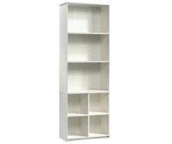 Soft White 5-Shelf Storage Organizer