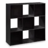 Black Oak 9-Cube Storage Organizer
