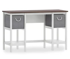 Desk With Fabric Drawers