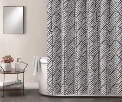 Real Living Microfiber Shower Curtain -Household products sale 810499678