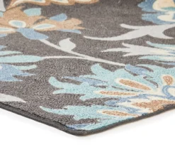 Real Living Gray, Aqua Blue & Brown Jacobean Rug -Household products sale 810512700 1