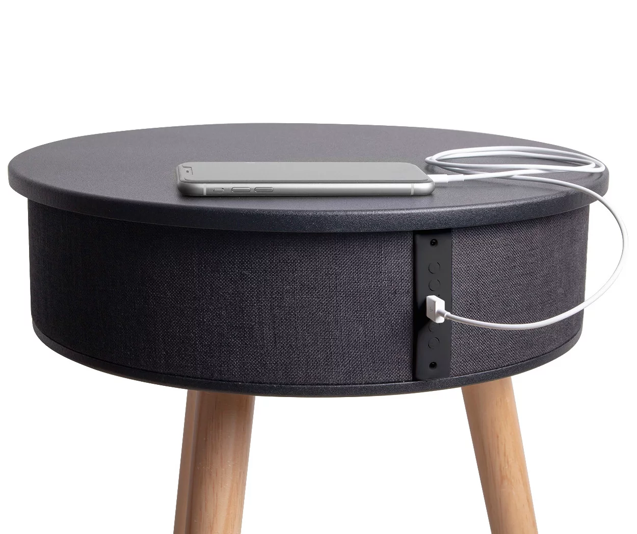 Real Living End Table With Bluetooth Speaker & USB Port - Image 4