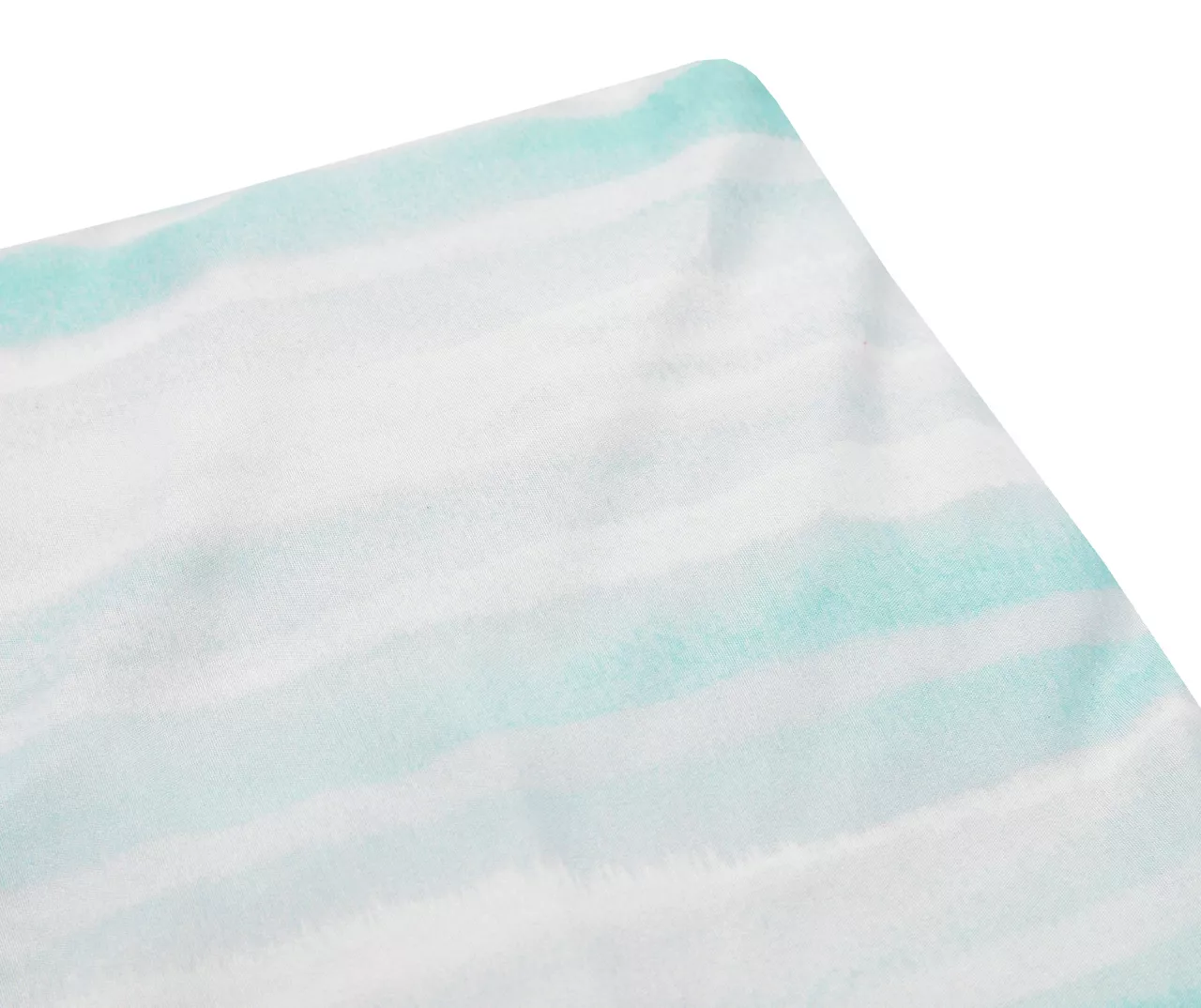 Aqua & Gray Stripe King 14-Piece Reversible Comforter Set - Image 2