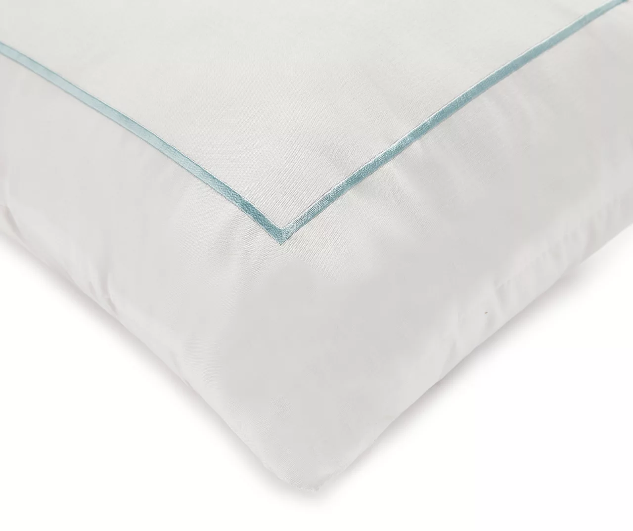 Aqua & Gray Stripe King 14-Piece Reversible Comforter Set - Image 7