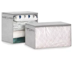 Space Dye 2-Piece Closet Storage Bags Set