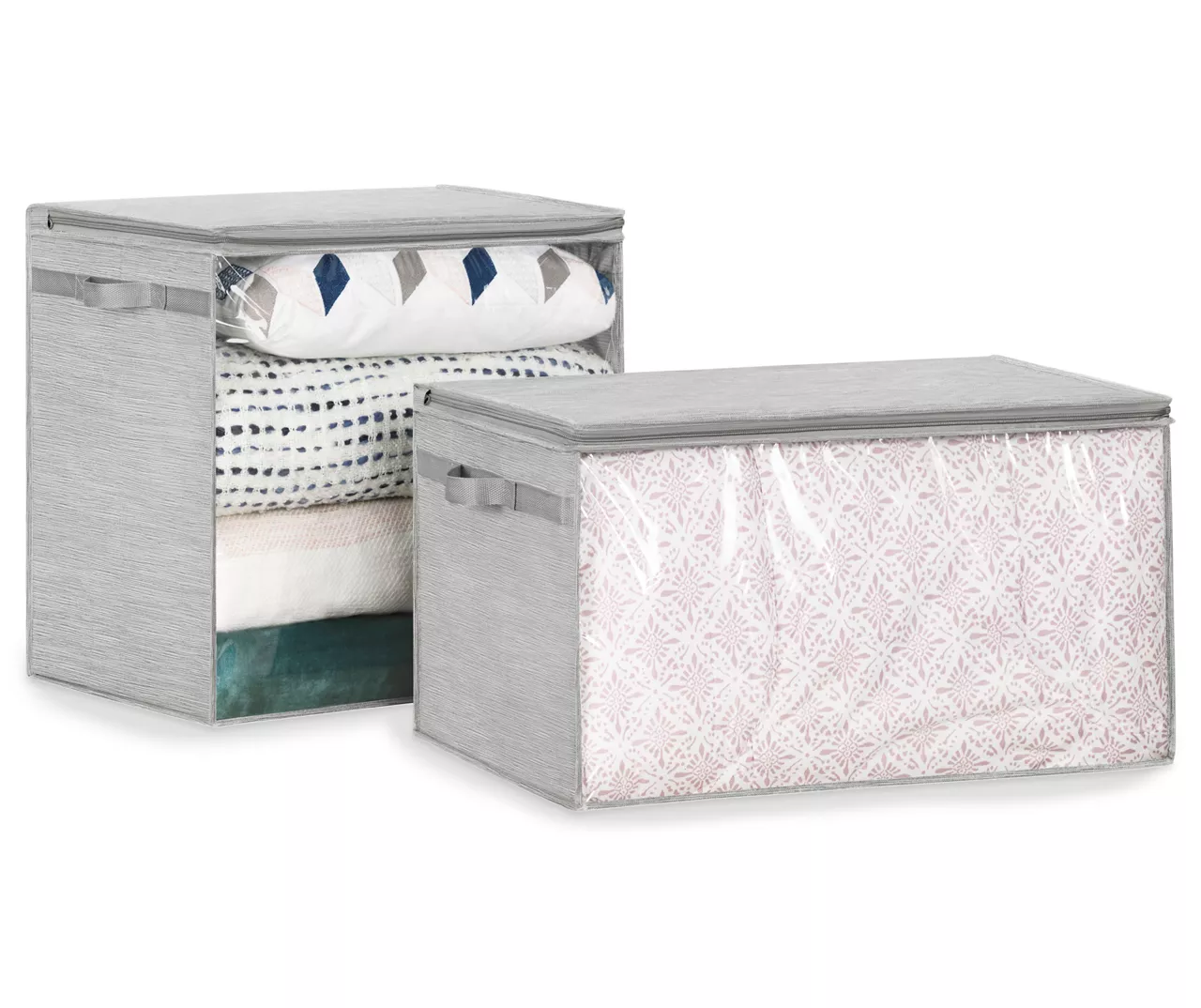 Space Dye 2-Piece Closet Storage Bags Set