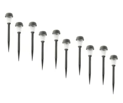 Black Solar 10-Piece Yard Stake Set -Household products sale 810550551 2