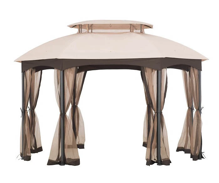 Real Living 10' X 12' Manhattan Octagon Soft Top Gazebo