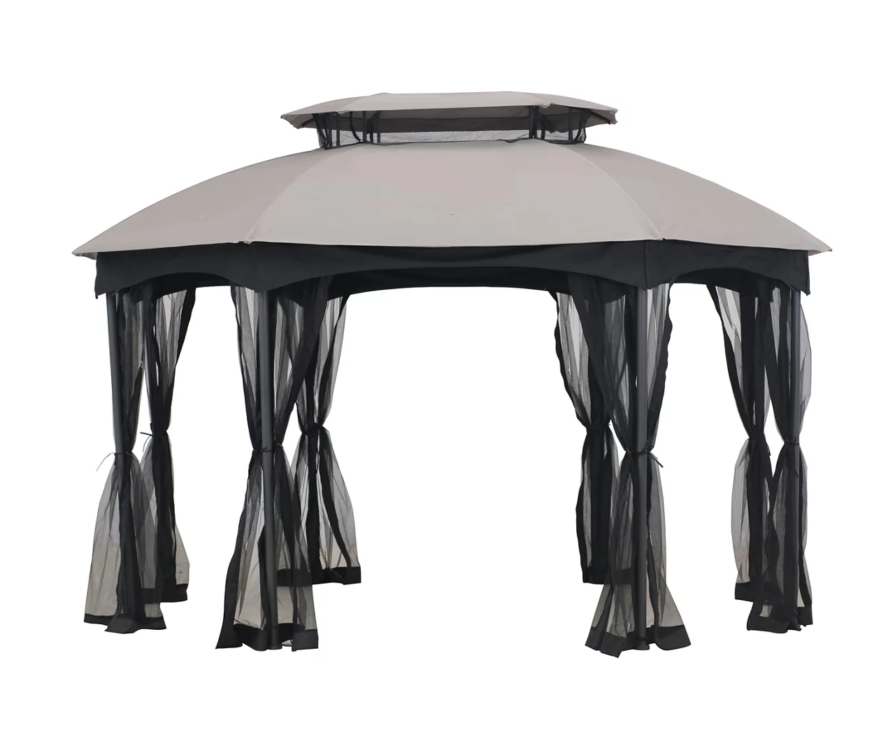Real Living 10' X 12' Manhattan Octagon Soft Top Gazebo - Image 2