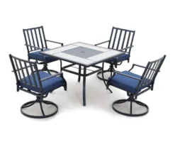 Rome Wood Look Tile Patio Dining Table -Household products sale 810557270 5