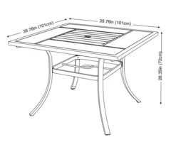 Rome Wood Look Tile Patio Dining Table -Household products sale 810557270 X0 1