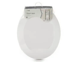 Real Living White Plastic Toilet Seat