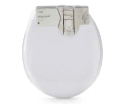 Real Living White Soft Cushioned Toilet Seat