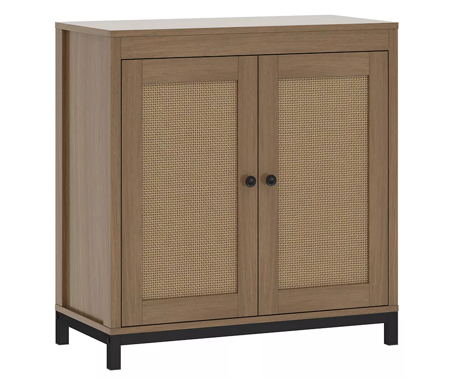 Real Living Seven Hills Cane Door Storage Cabinet - Image 3