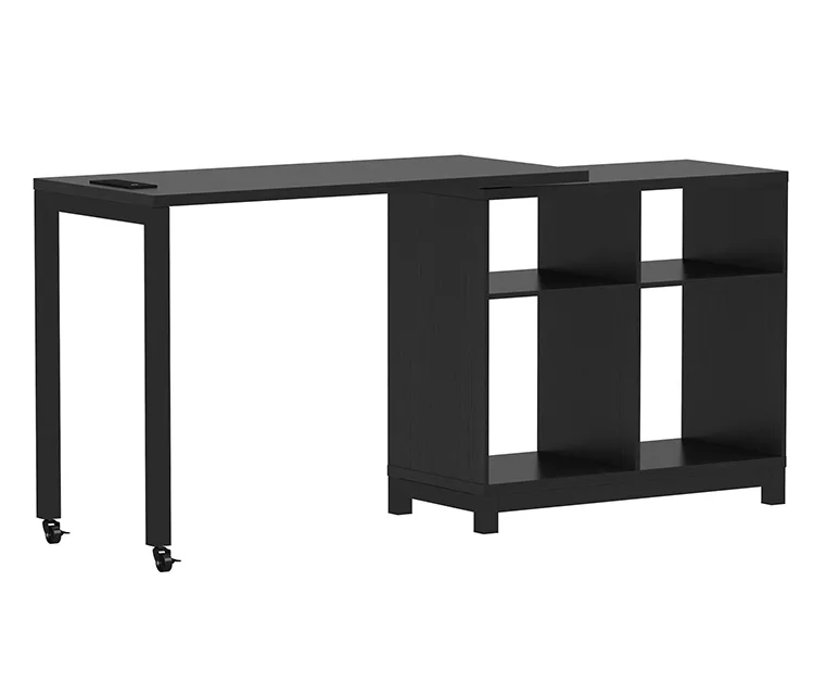 Real Living Seven Hills Metal & Melamine 4-Cube Pivot Desk With USB Charging - Image 9