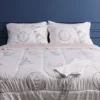 Real Living White & Pink Paris Bed-in-a-Bag Reversible Comforter Set