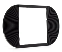 Zenspired Black Oval Arch-Groove Wall Mirror