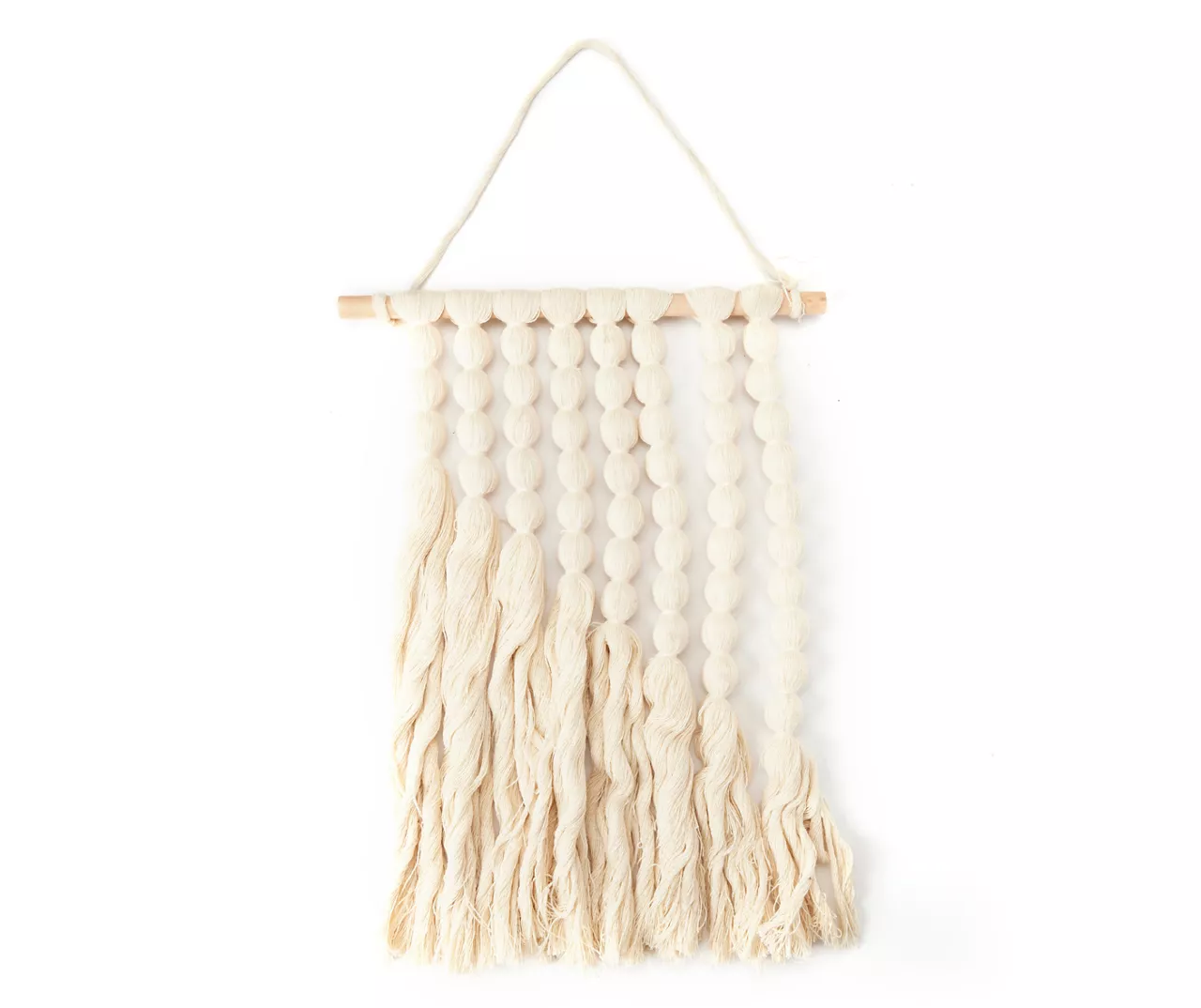 Zenspired Beige Tiered Woven Wall Decor
