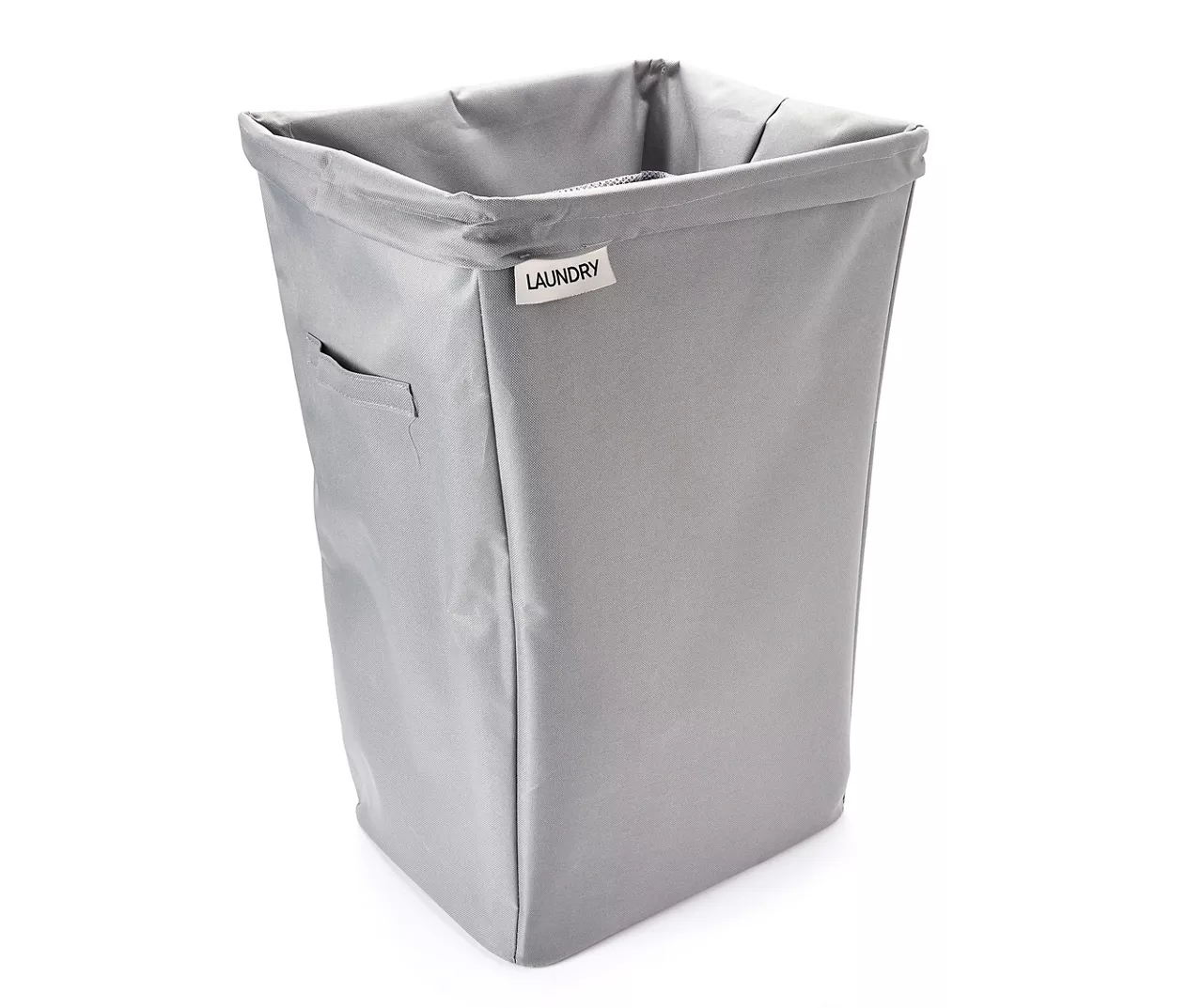 Gray Soft-Sided Laundry Bin