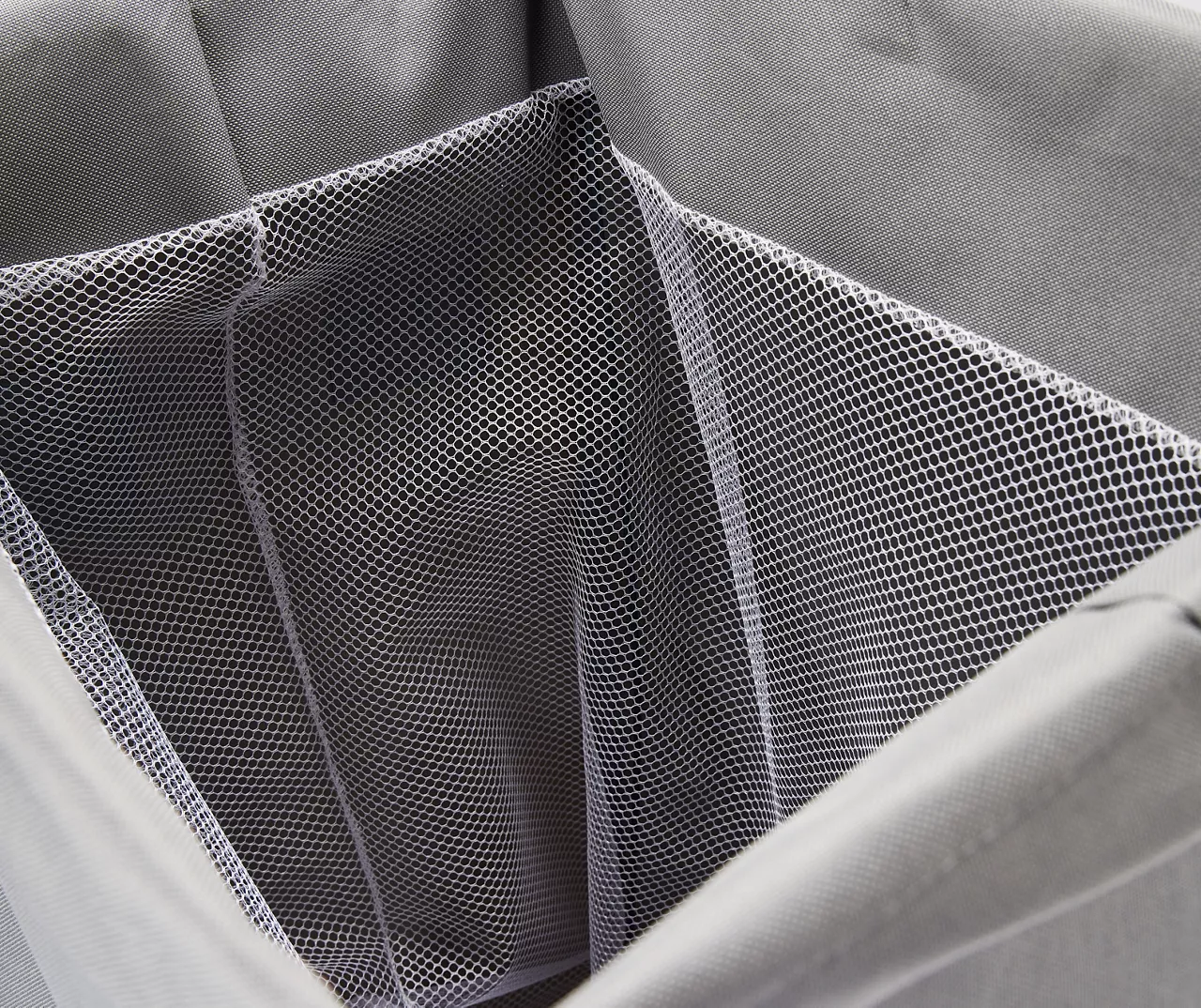 Gray Soft-Sided Laundry Bin - Image 4