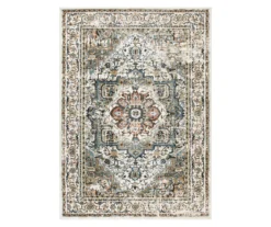 Gray & Blue Medallion Area Rug & Runner Set